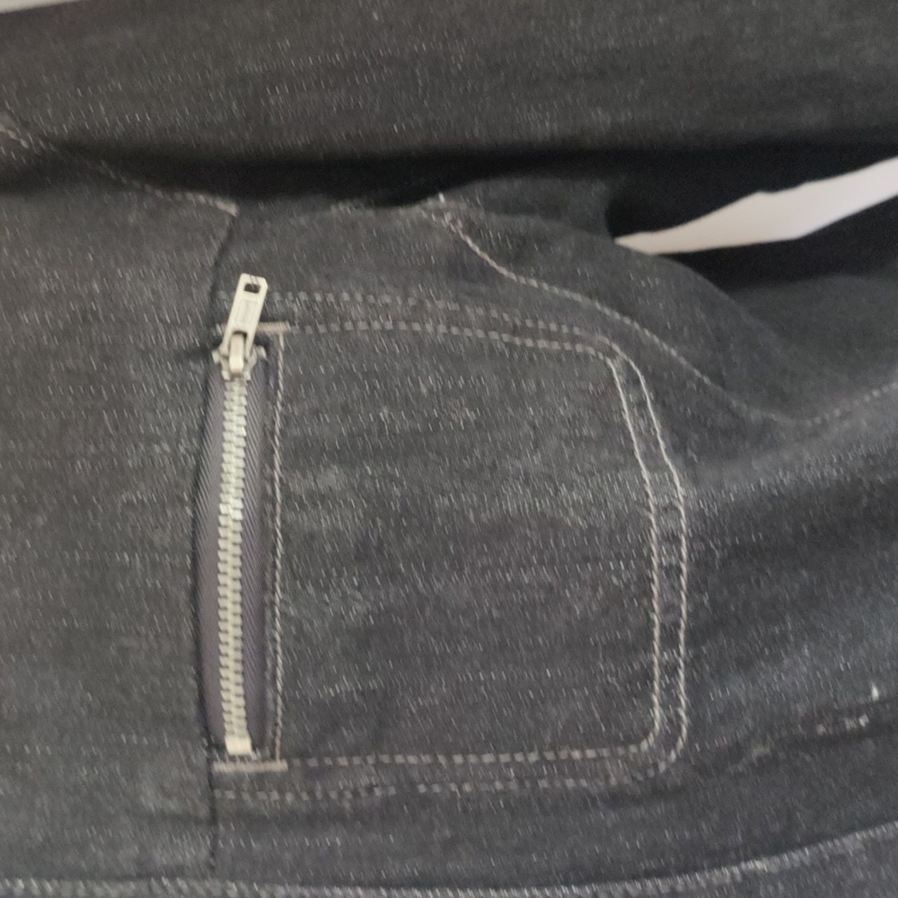 Chicos Platinum(set) jean jacket size 1 jeans size 0.5 - Picture 2 of 11